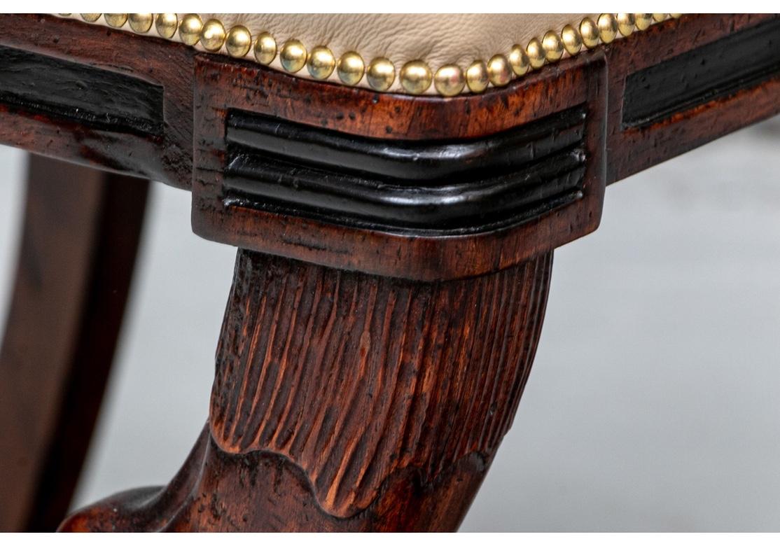 Very Fine Set of Twelve Ann Getty House English Regency Dining Chairs 3