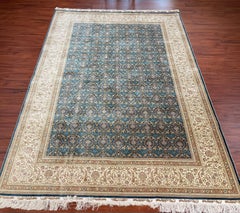 Very Fine Sino Tabriz Silk Rug