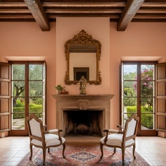 Very Fine Spanish Carved Polychromed Saint Santos Statue c. 1720-50