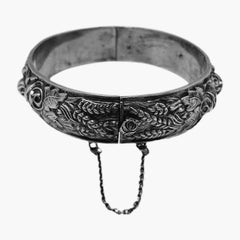 Very Fine Sterling Silver Victorian Bracelet