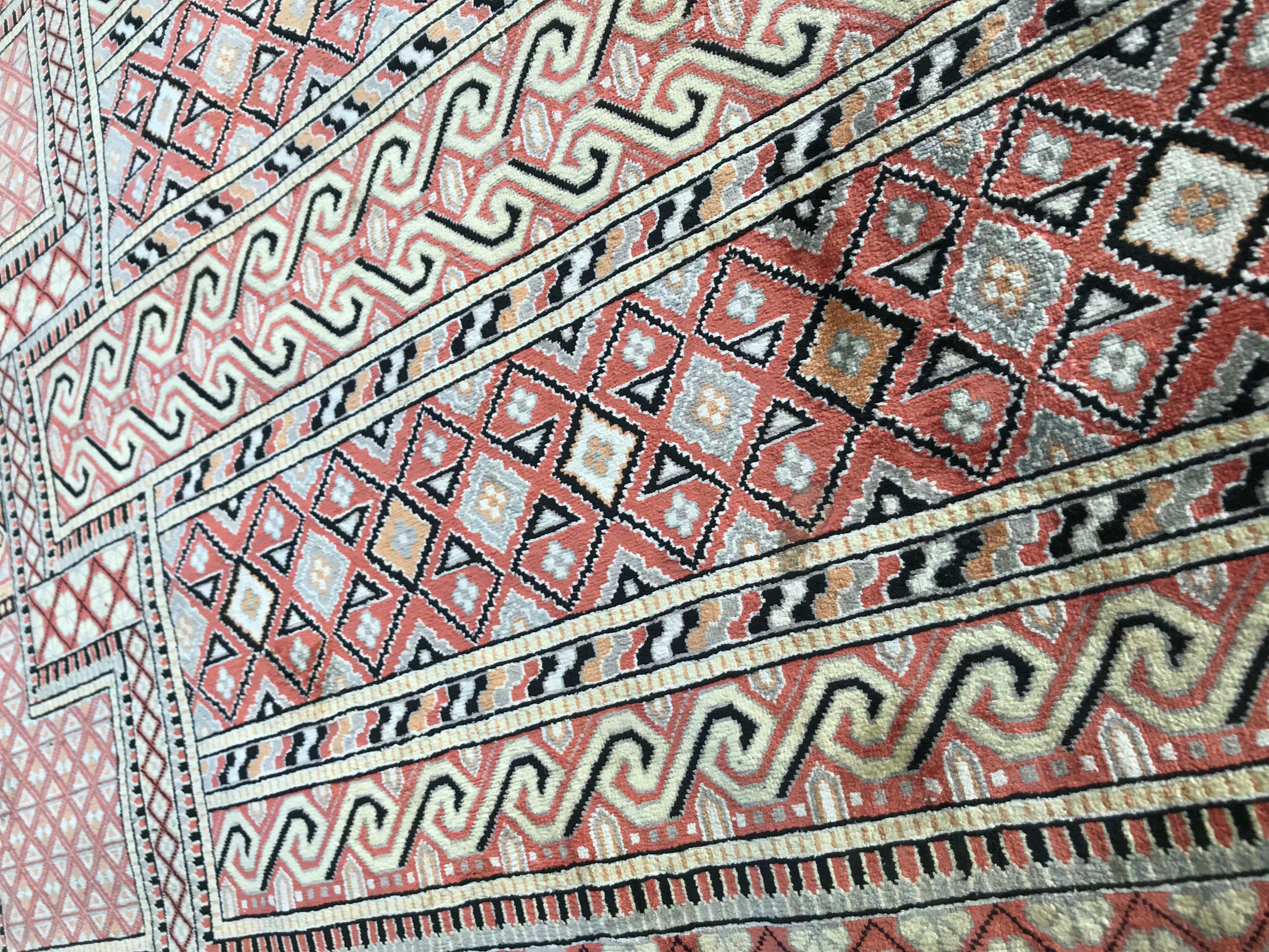 Very Fine Turkish Silk Rug Hereke Style For Sale 3