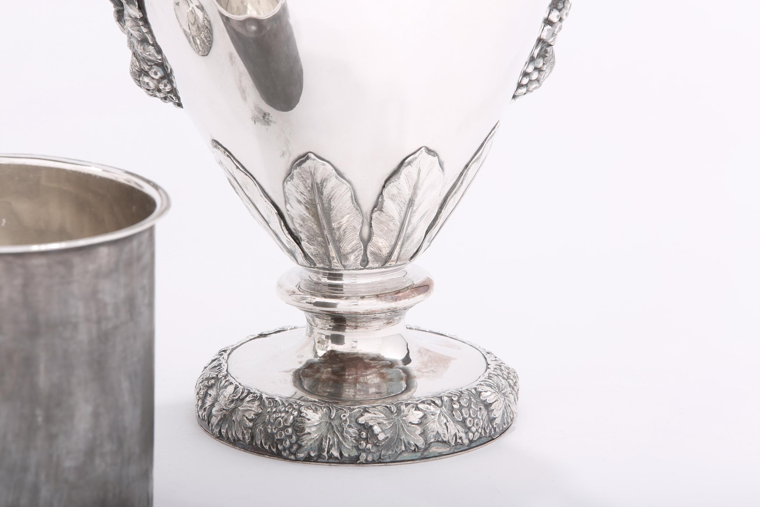 Very Fine Victorian Silver Plate Wine Cooler For Sale 2