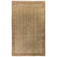 10x13.7 Ft Very Fine Retro Turkish Sivas Rug, Wool Carpet, Floor Covering
