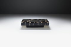 Very rare signed TR-3M coffee/cocktail table with bar by Willy Rizzo - Italy