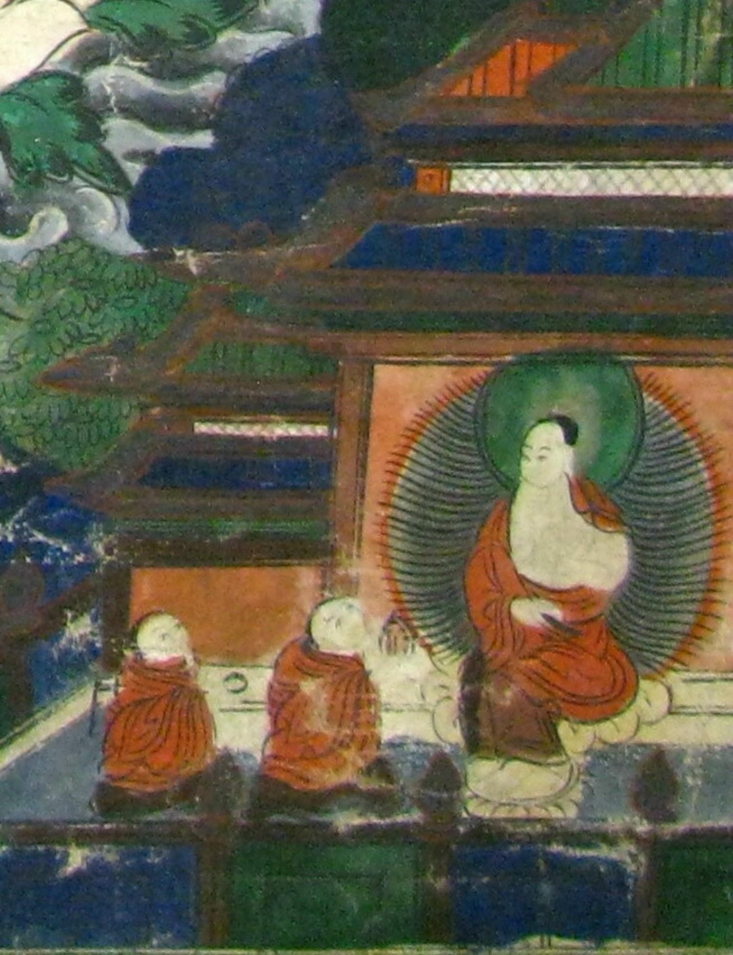 A Very Good Tibetan Thangka Depicting Buddha Nagaraja, 19th Century or Earlier Tibetano en venta