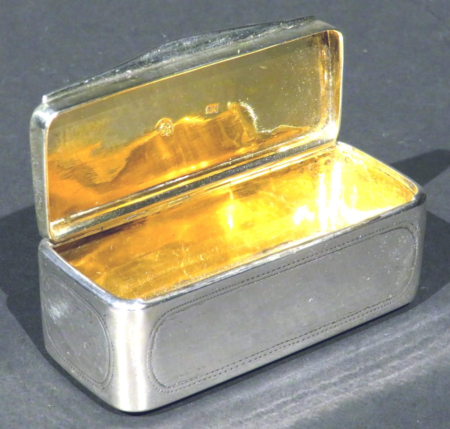 Very Good 19th Century Austrian Silver Snuff Box, Vienna, 1867 In Good Condition In Ottawa, Ontario