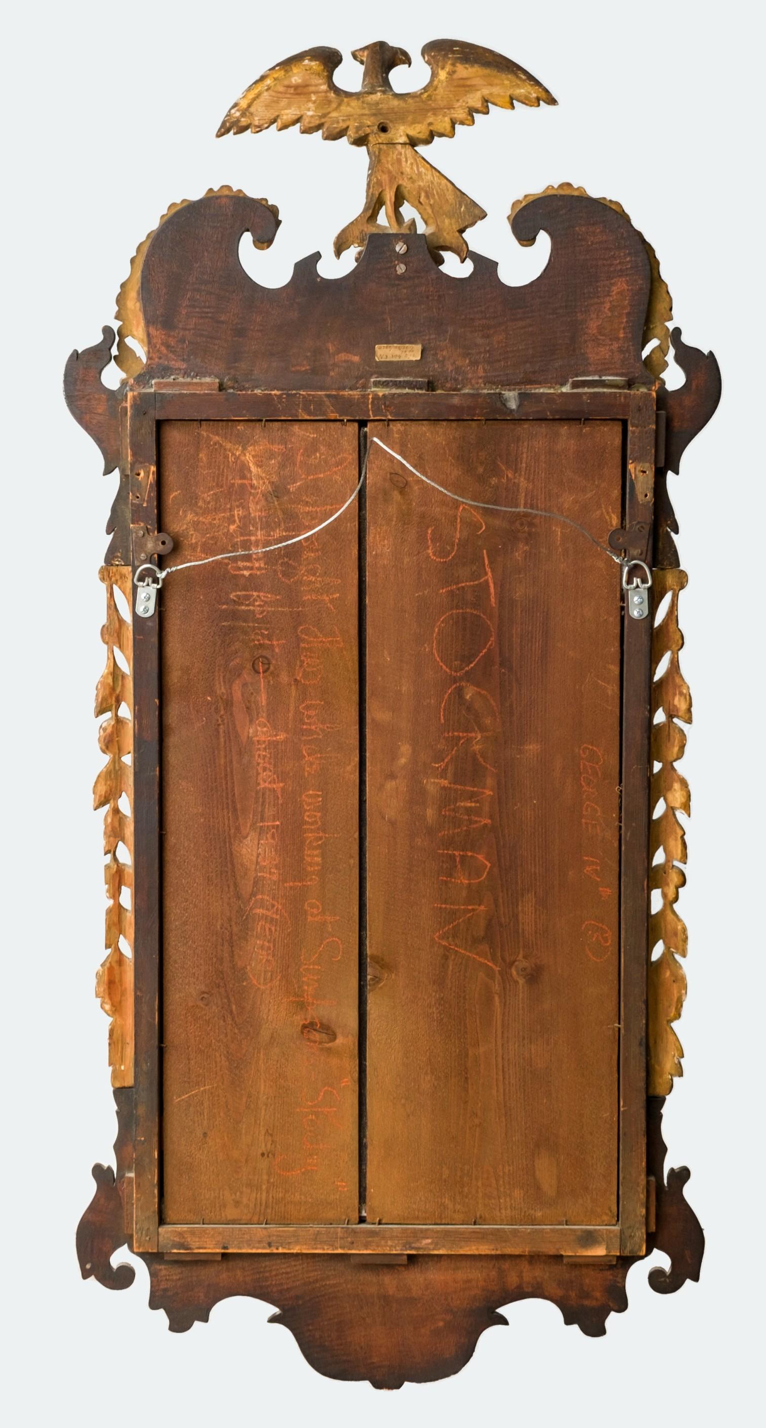 Muy Buen Espejo de Caoba Estilo Constitucional del Siglo XIX, EE.UU. Circa 1880 en venta 1