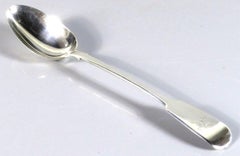 Very Good 19th Century Sterling Silver Stuffing Spoon, Hallmarked London 1843