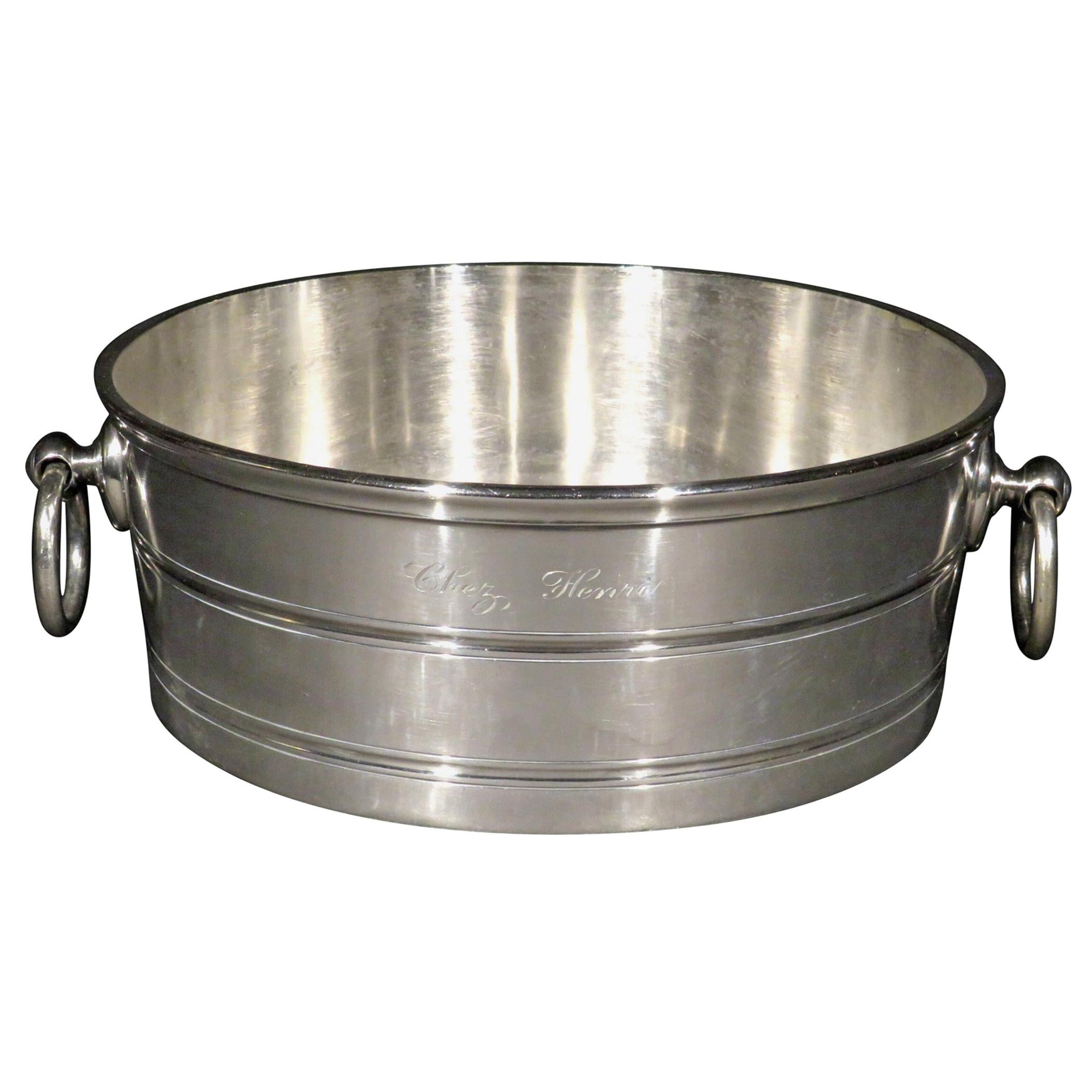Very Good Early 20th Century Silver Plated Oyster Bucket, U.K, Circa 1930