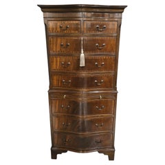 Very Good Mahogany Chest on Chest of Drawers of Small Proportions