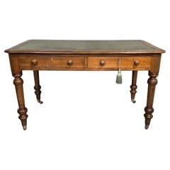 Very Good Victorian Oak Writing Desk
