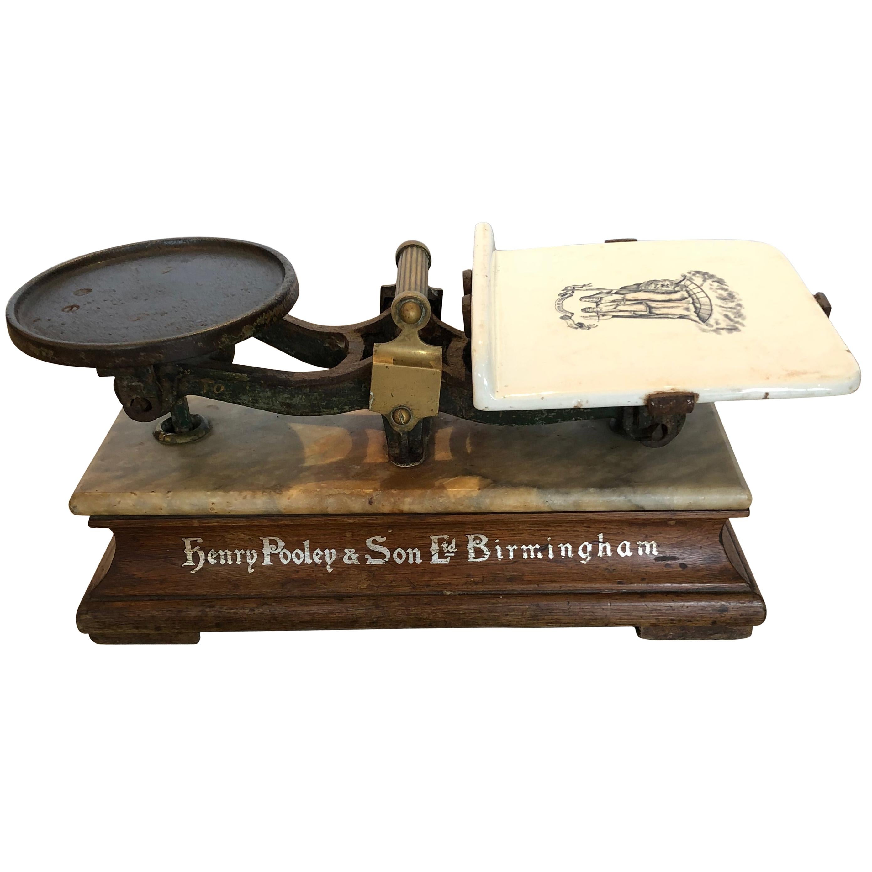 Very Handsome Antique English Grocery Scale
