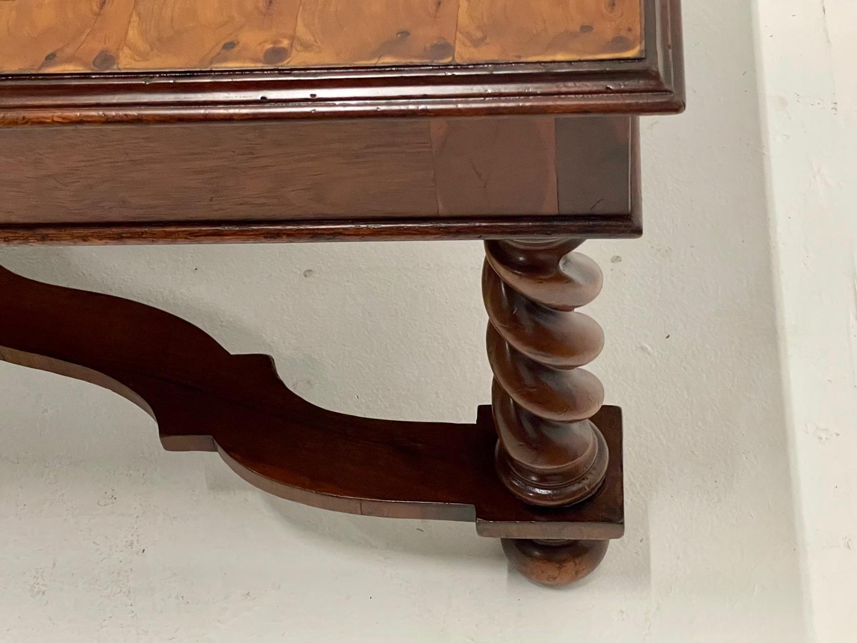 twisted leg coffee table