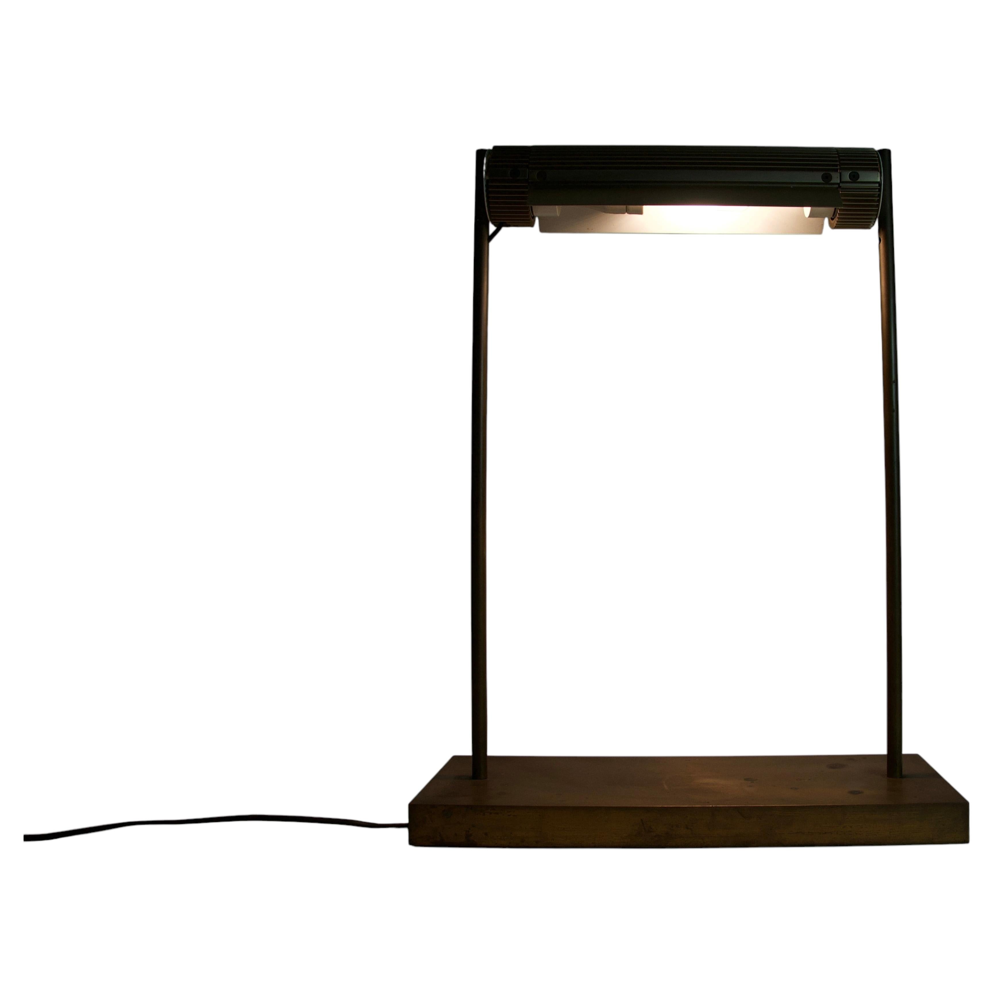 Very Heavy Mid-Century Modern Brass Table Lamp, 1960s, Germany For Sale
