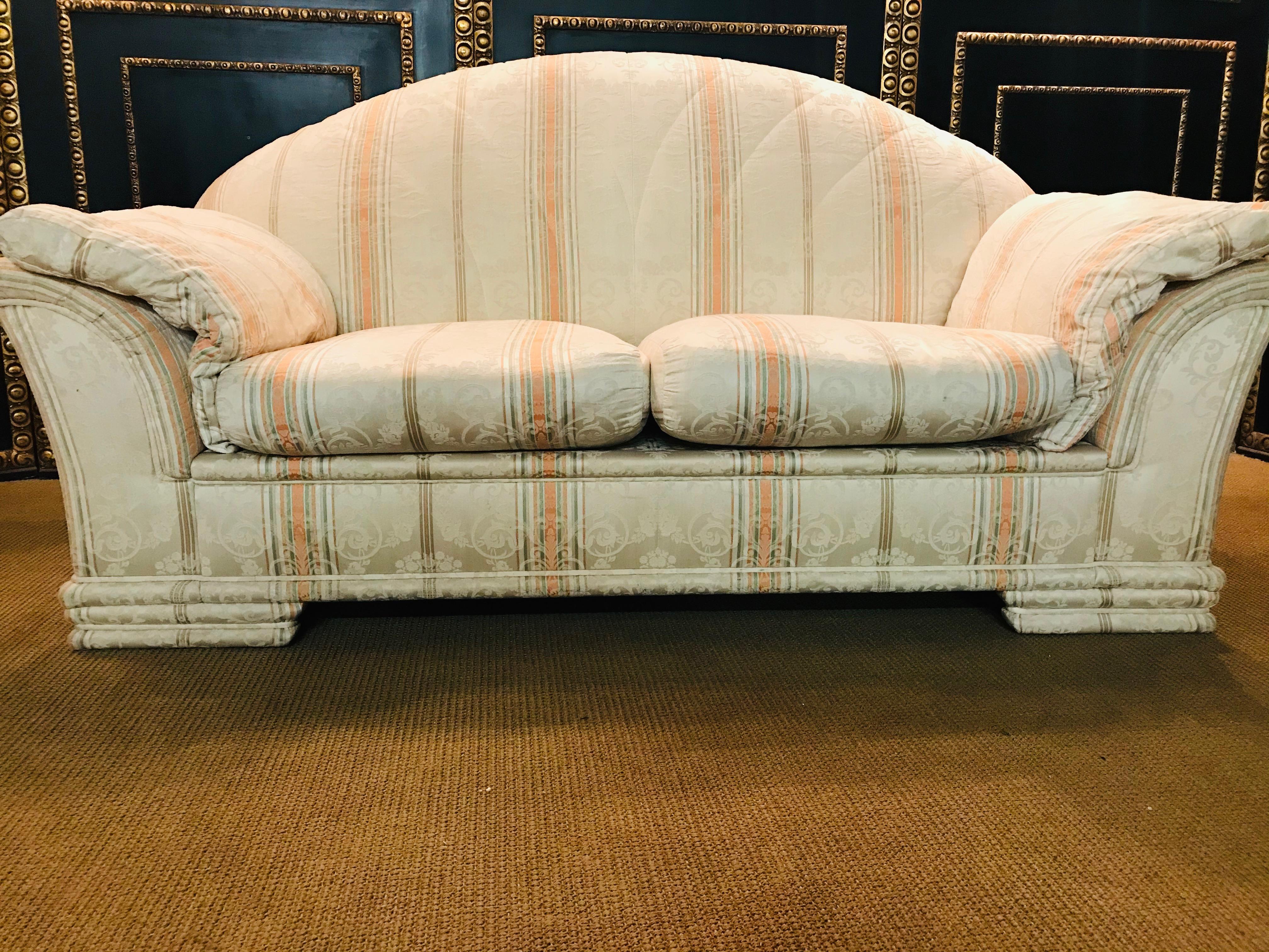 Very High-Quality Couch Set from the Bielefeld Workshops with Baroque Patterns 9