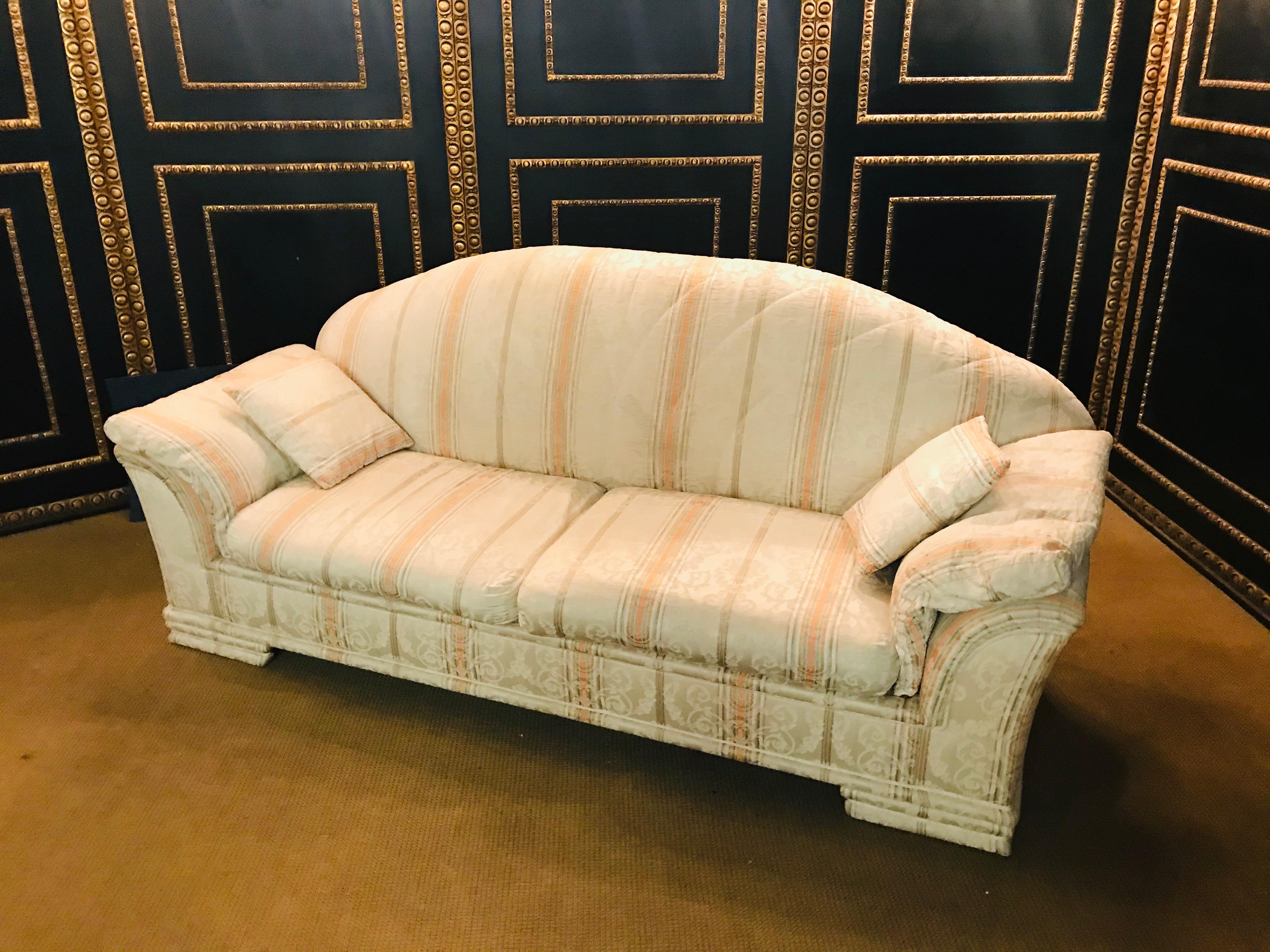 Very High-Quality Couch Set from the Bielefeld Workshops with Baroque Patterns 1