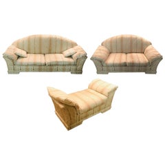 Very High-Quality Couch Set from the Bielefeld Workshops with Baroque Patterns