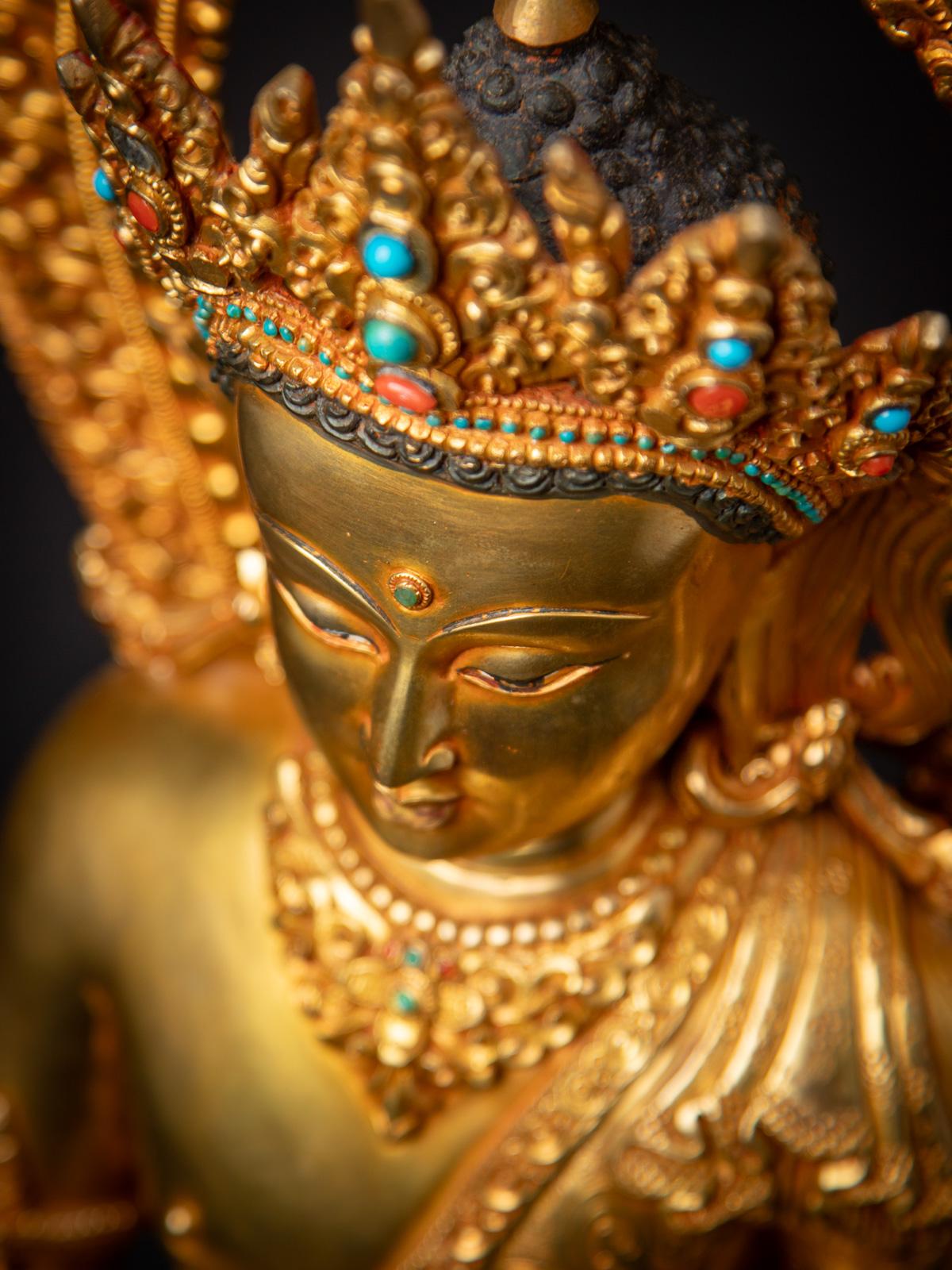 Buda nepalí grande de bronce de muy alta calidad - OriginalBuddhas en venta 13