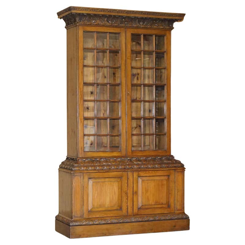 Huge Original Holland and Son's Gothic Revival Antique Victorian ...