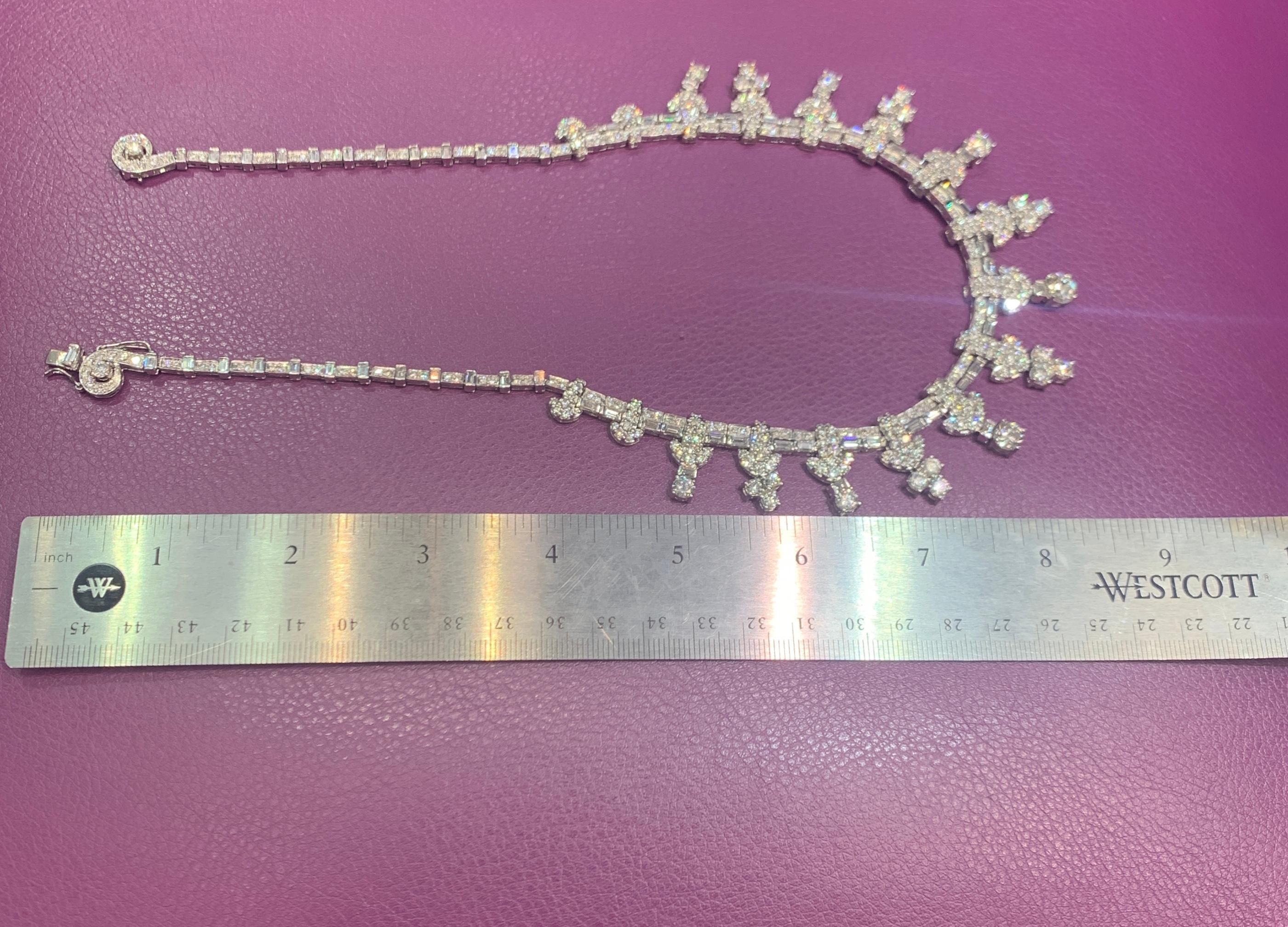 Women's Art Deco Diamond Necklace