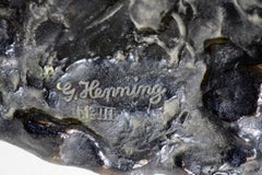Bedeutende Bronzestatue von Gerhard Henning