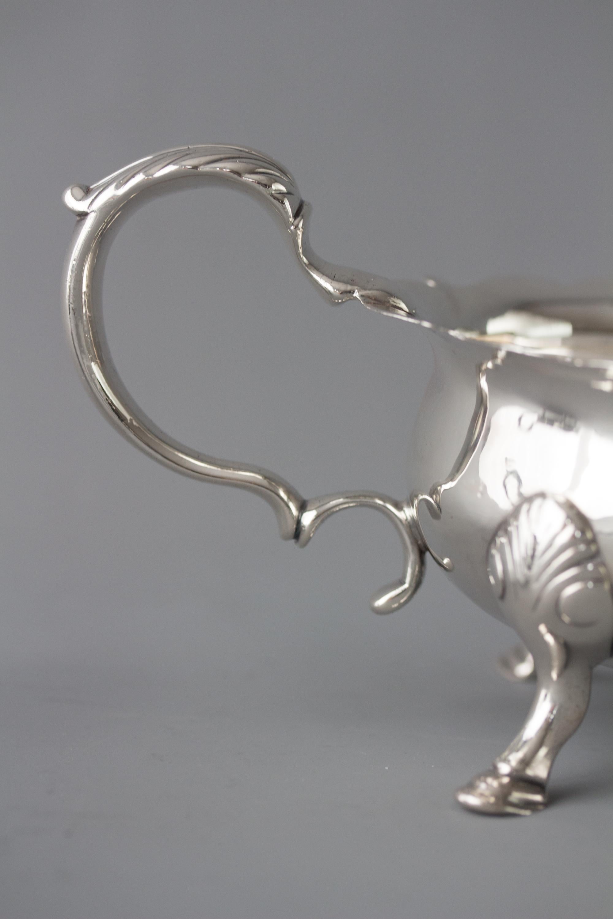 Very Important Pair of Heavy George II Silver Sauce Boats, Lon 1742 11