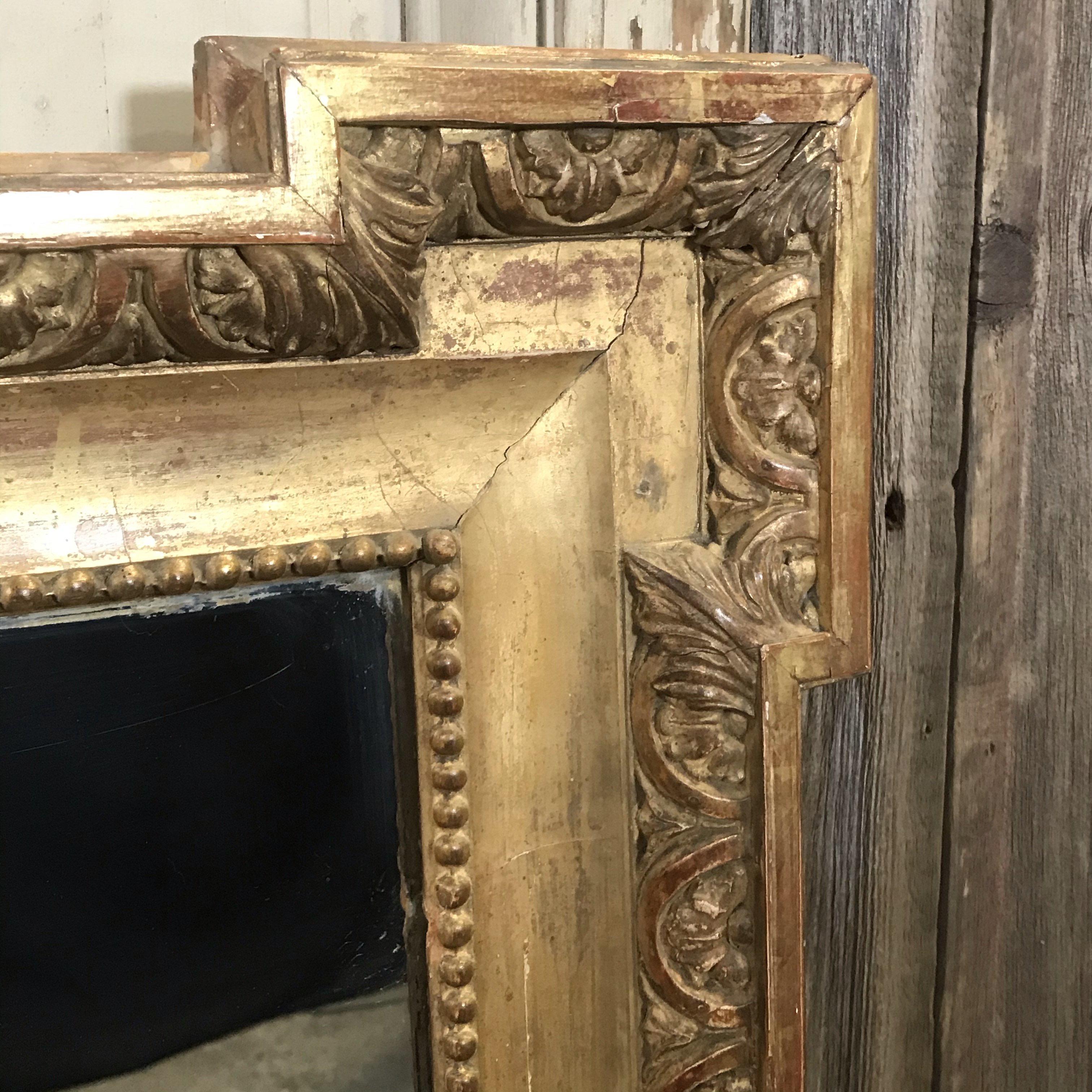 Very Impressive 19th Century Louis XIV Giltwood Mirror 2