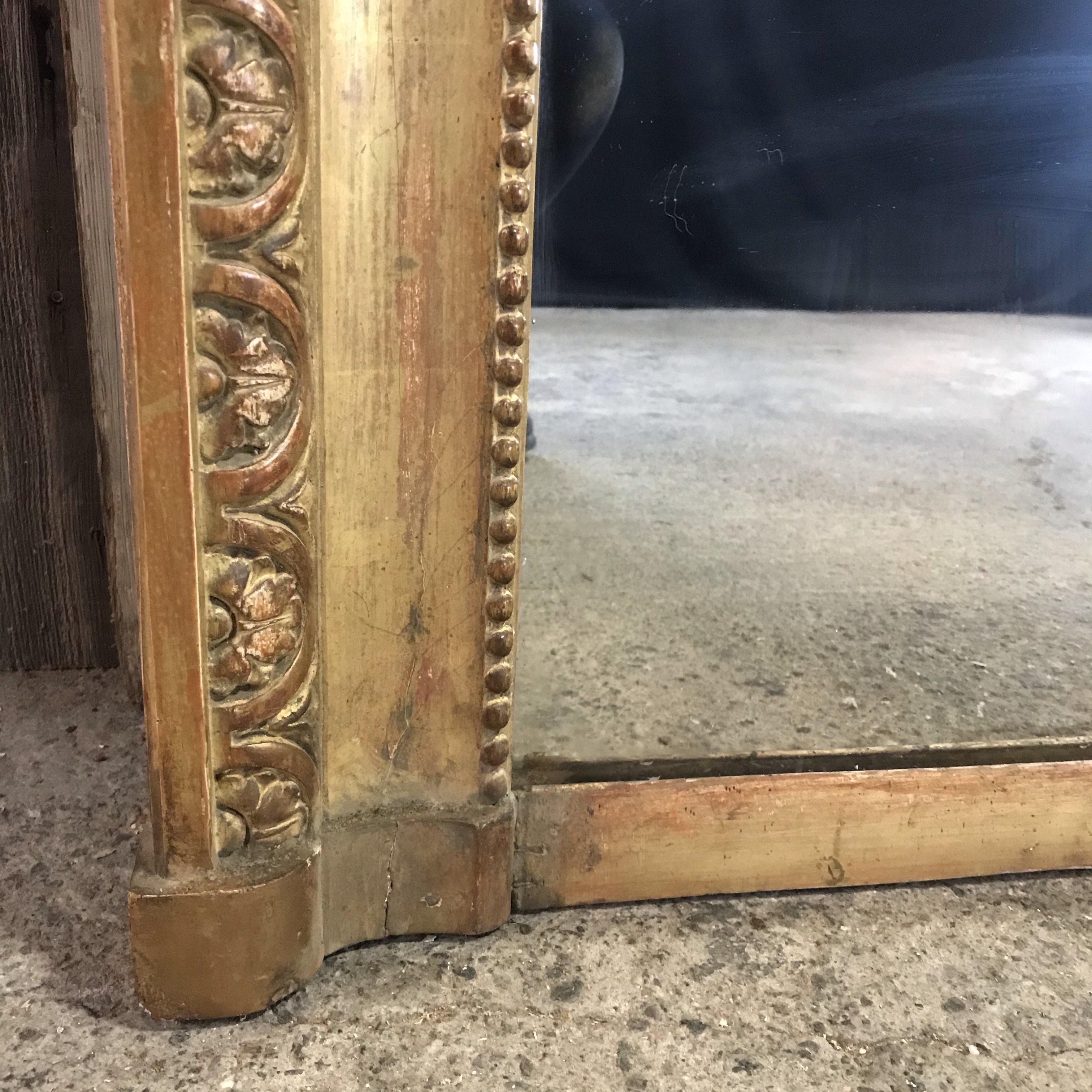 Very Impressive 19th Century Louis XIV Giltwood Mirror 3
