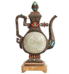 Very Impressive Large Size Mongolian Jade Vase