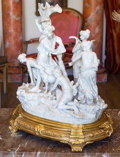 Very Impressive Porcelain Group, "Diana the Hunteress and her Nymphs" circa 1860