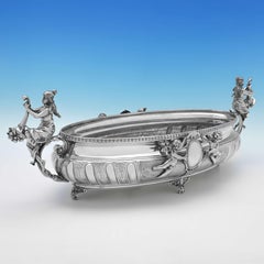 Very Impressive Sterling Silver Jardiniere - Koch & Bergfeld c. 1870-1885 Bremen