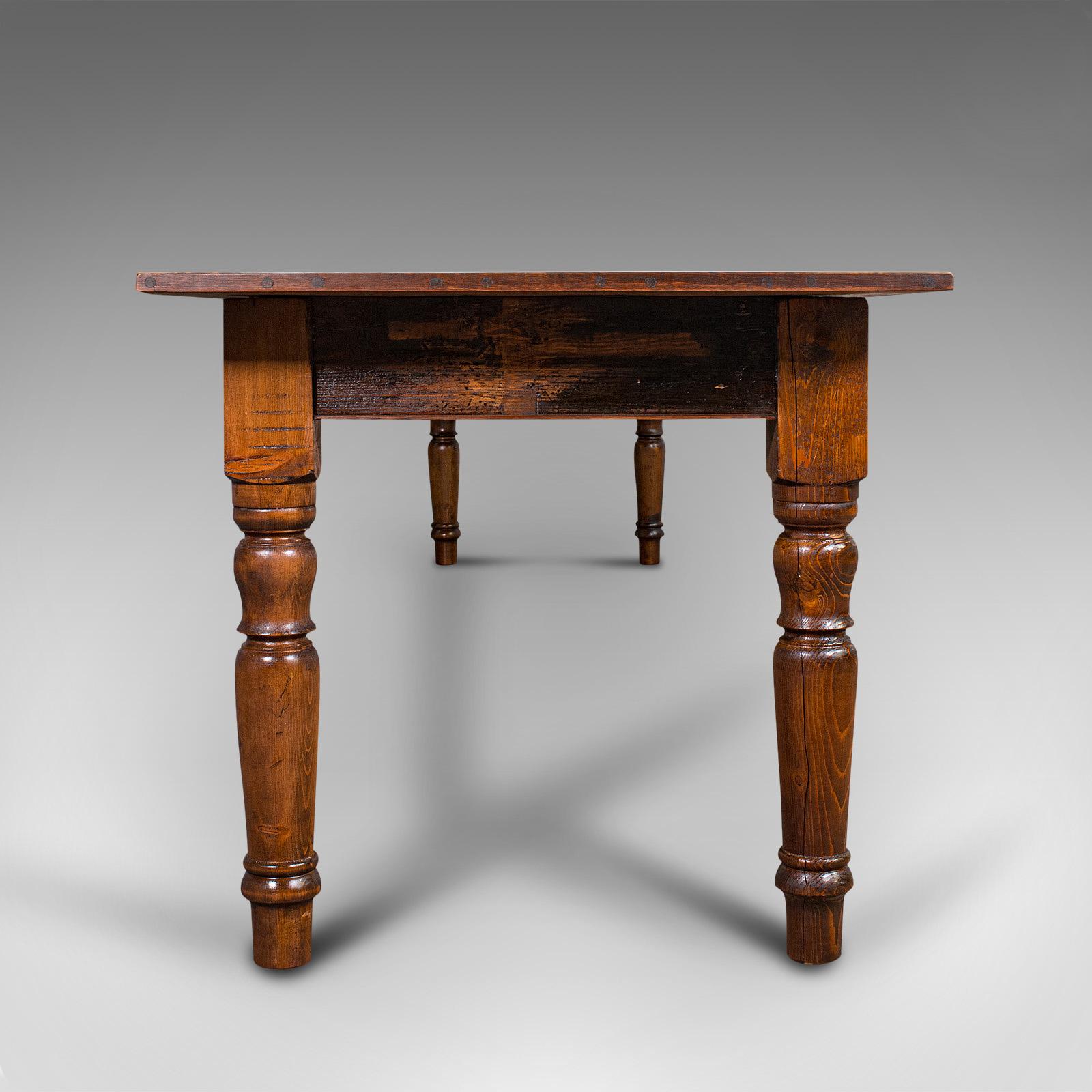 long antique table