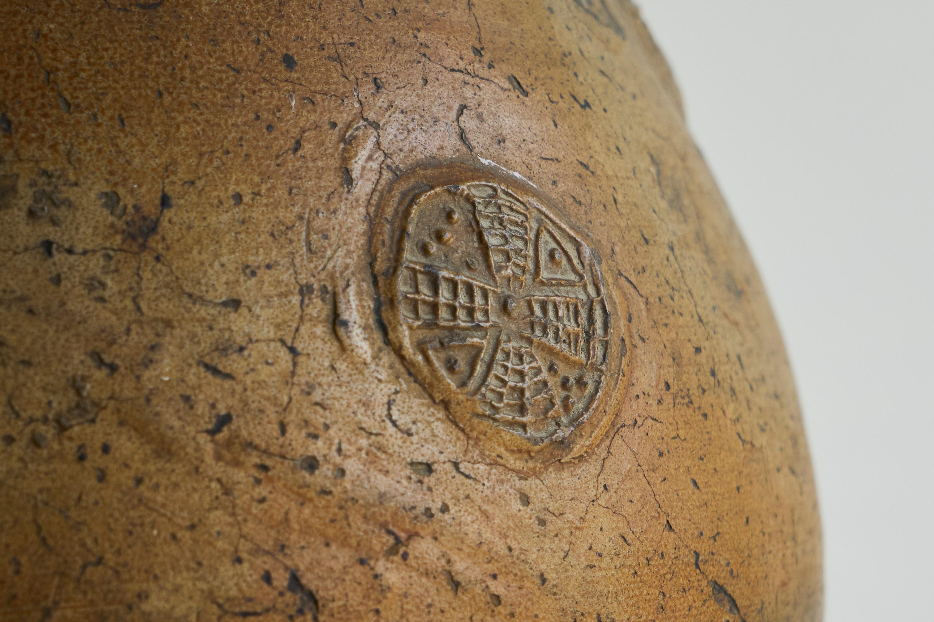 Jarro Bartmann muy grande del siglo XVII / Jarro Belarmino Gres esmaltado con sal en venta 2