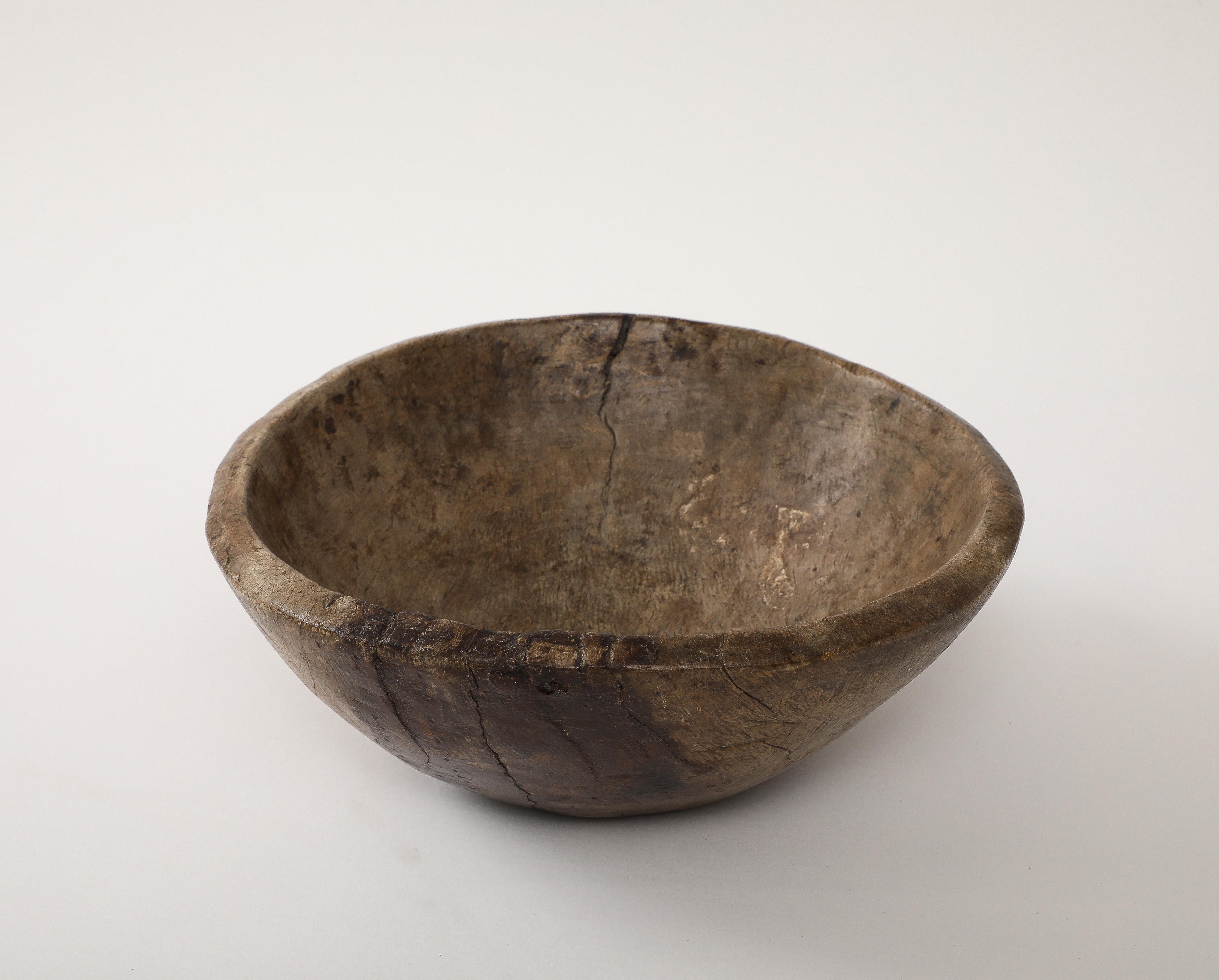 Very Large 19th C. French Walnut Bowl 5