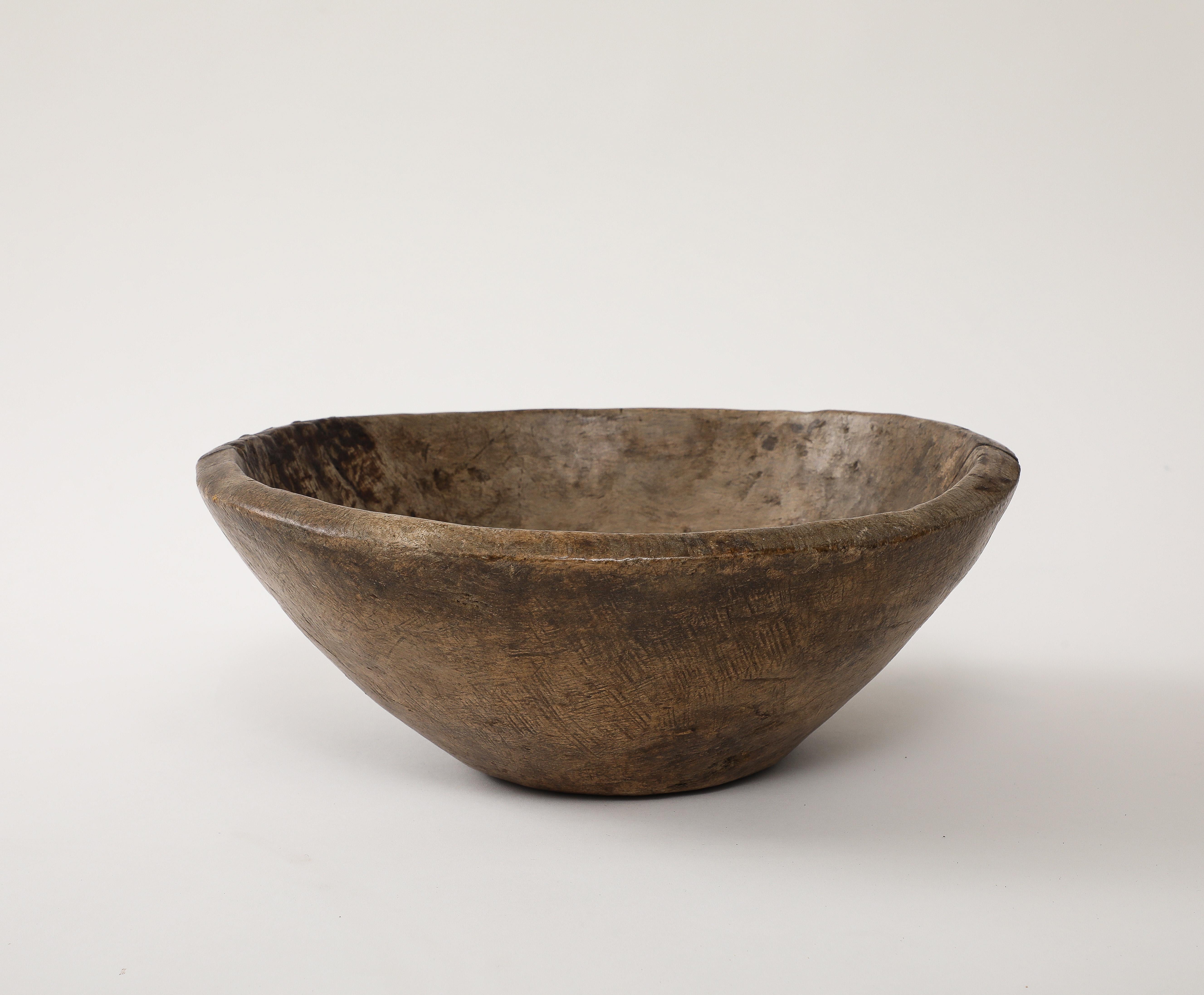 Made from Walnut, and it is large and deep make this a very special bowl
