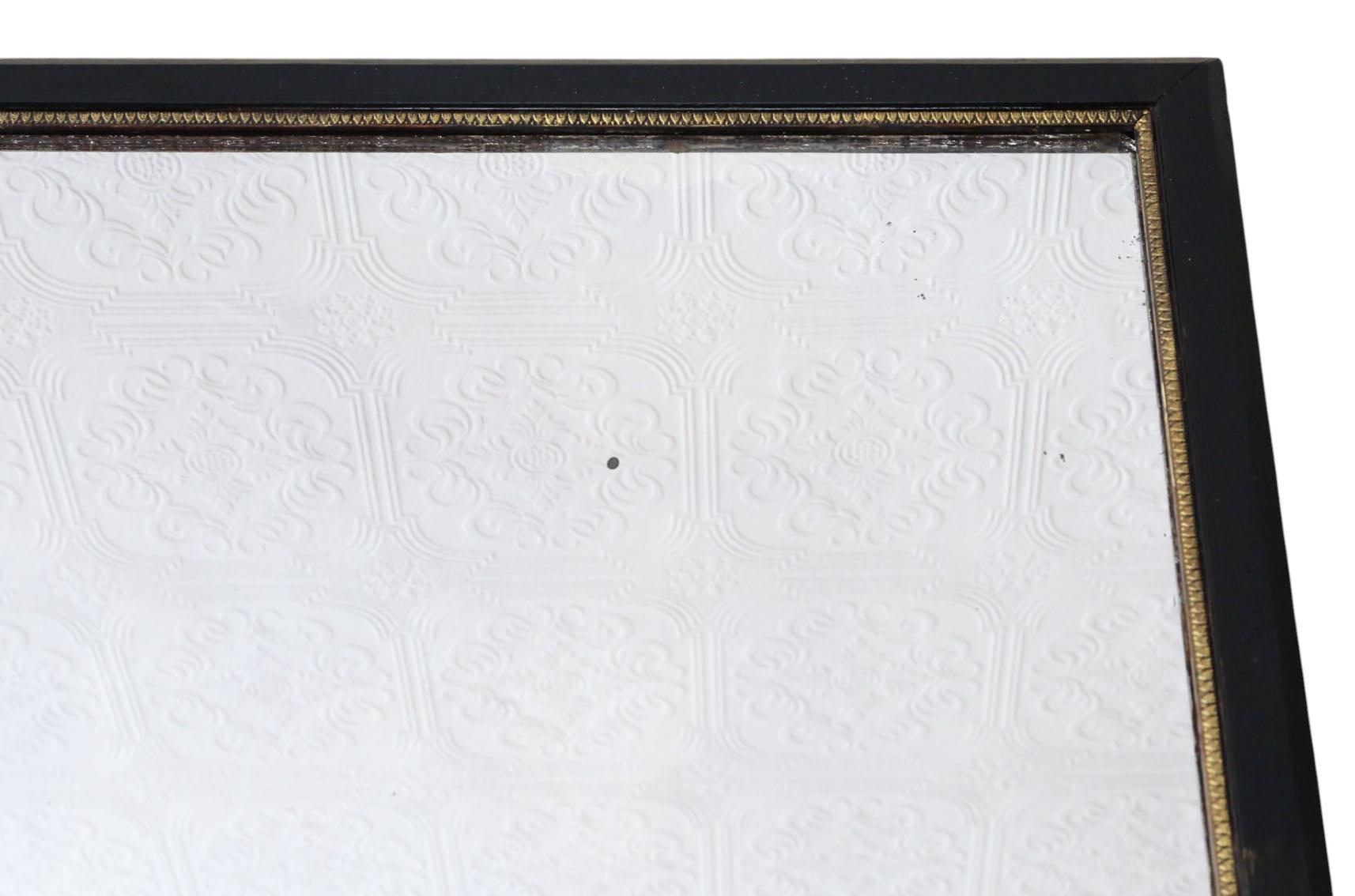 Specchio da parete molto grande del 19° secolo, dorato e ebanizzato, Oro Nero in vendita 1