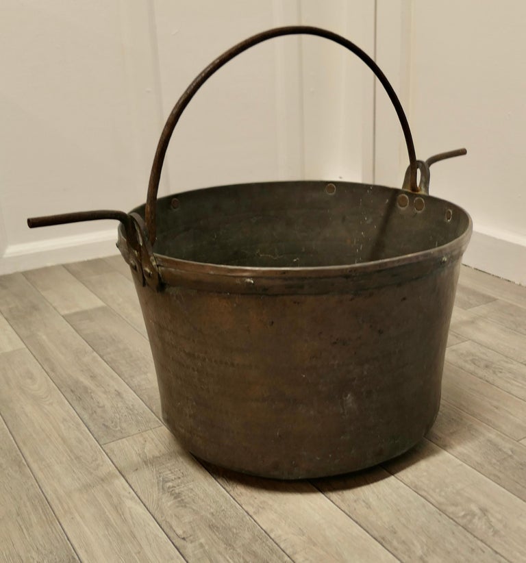 Very Large 19th Century Copper Cooking Pot, Cauldron For Sale at 1stDibs