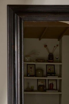 Espejo de pared italiano ebonizado del siglo XIX, muy grande - N.º 7