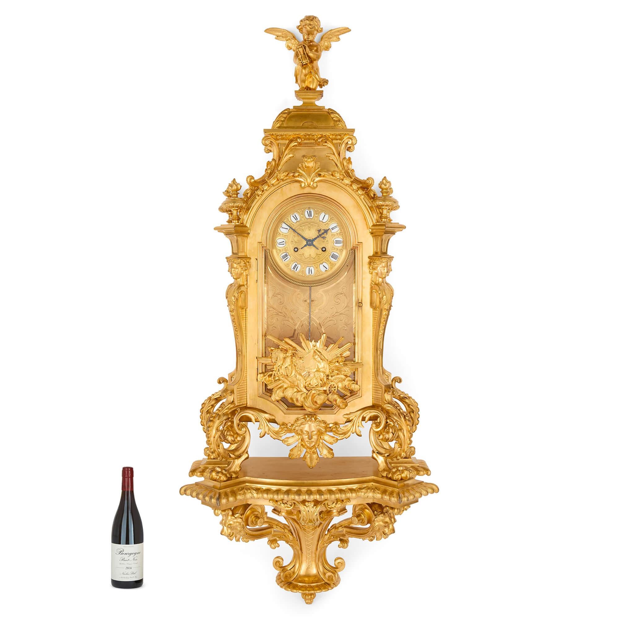 Gran Reloj Cartel Francés del Siglo XIX de Paillard en venta 2