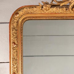 Very large 19th century French mirror H. 178 cm - W. 110 cm