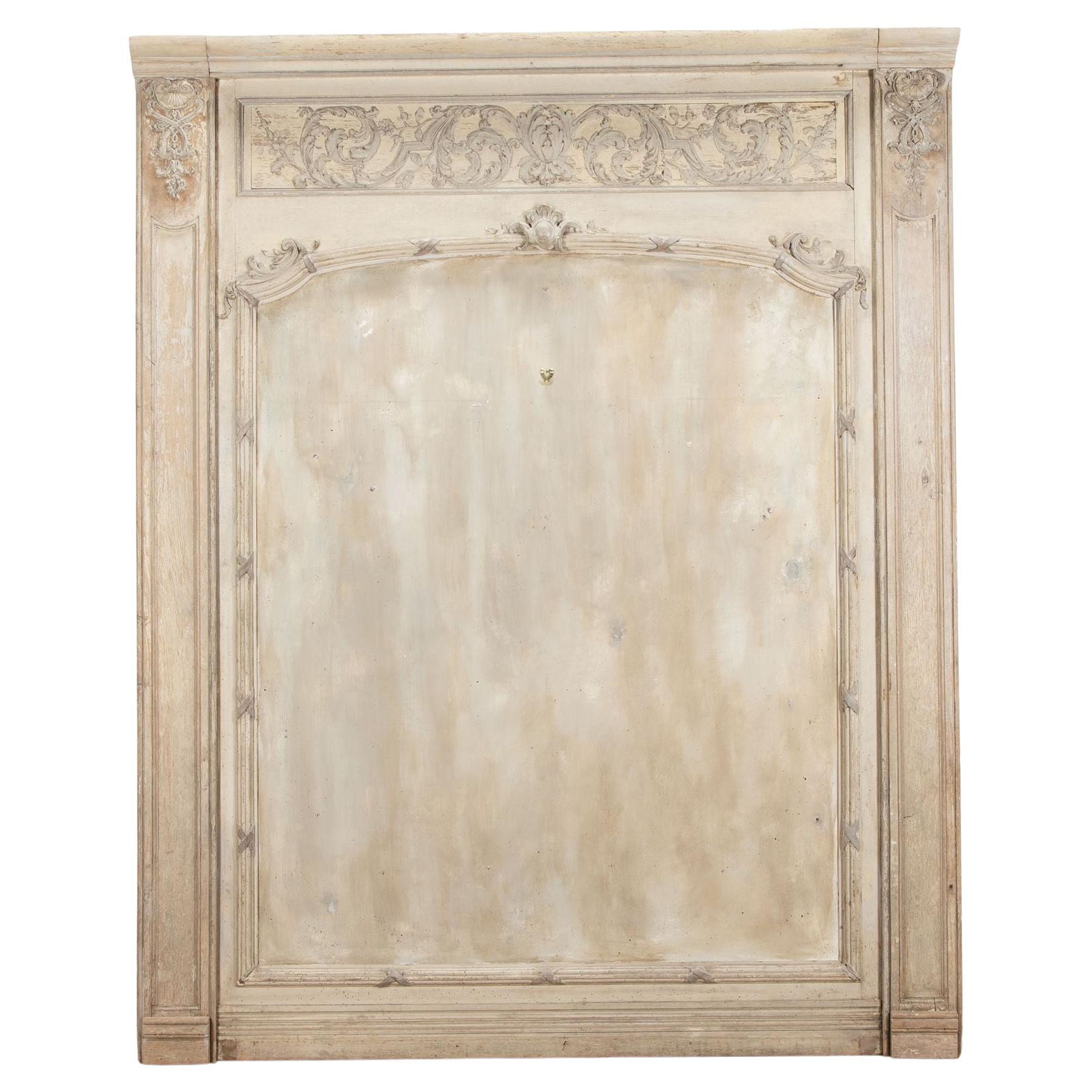 Pannello francese molto grande del XIX secolo
