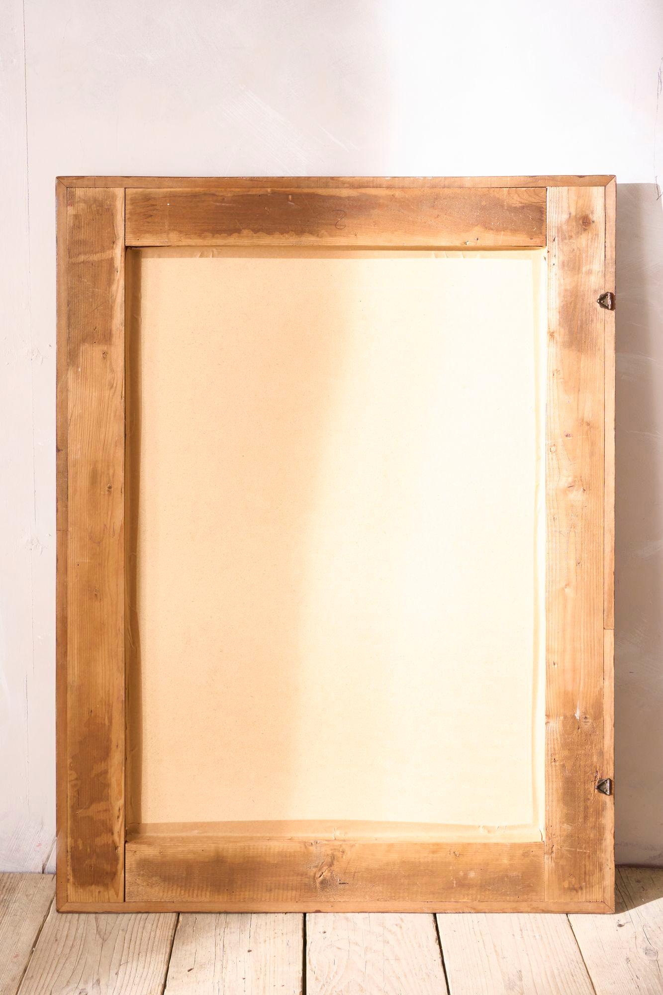 Très grand miroir en bois italien du 19e siècle en vente 1