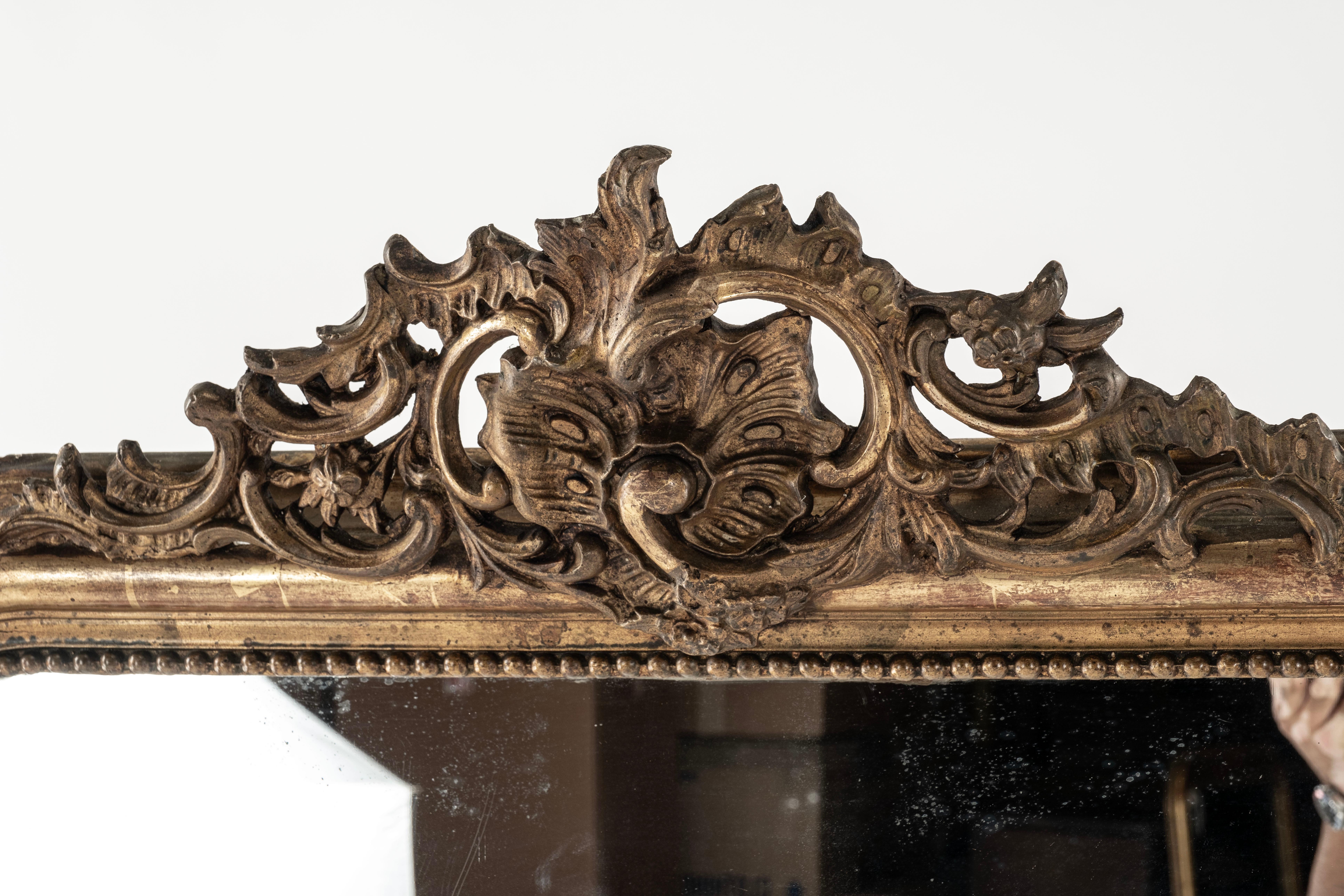 XIXe siècle Très grand miroir Louis Philippe du 19ème siècle en vente