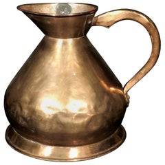 Très grande mesure en cuivre du 19ème siècle:: deux gallons:: "Haystack":: anglais:: vers 1820