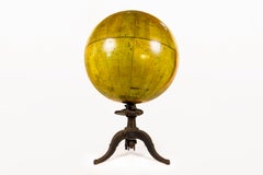 Very Large 19th Century World Globe, France