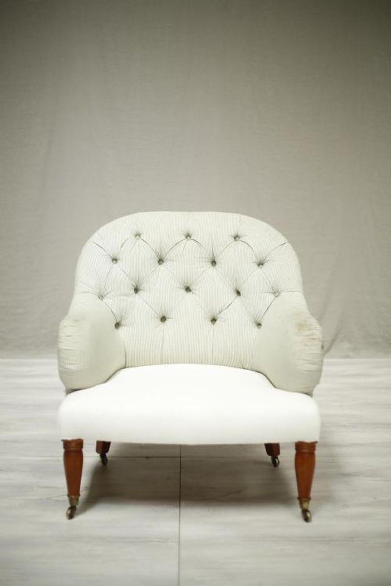 Beech Very Large 20th Century Country House Armchair