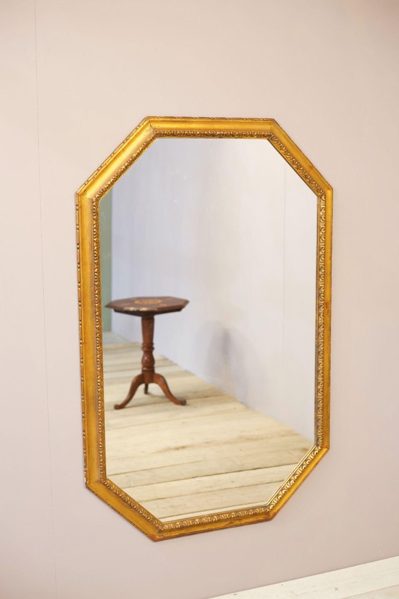 Very Large 20th Century Gilt Mirror In Excellent Condition For Sale In Malton, GB