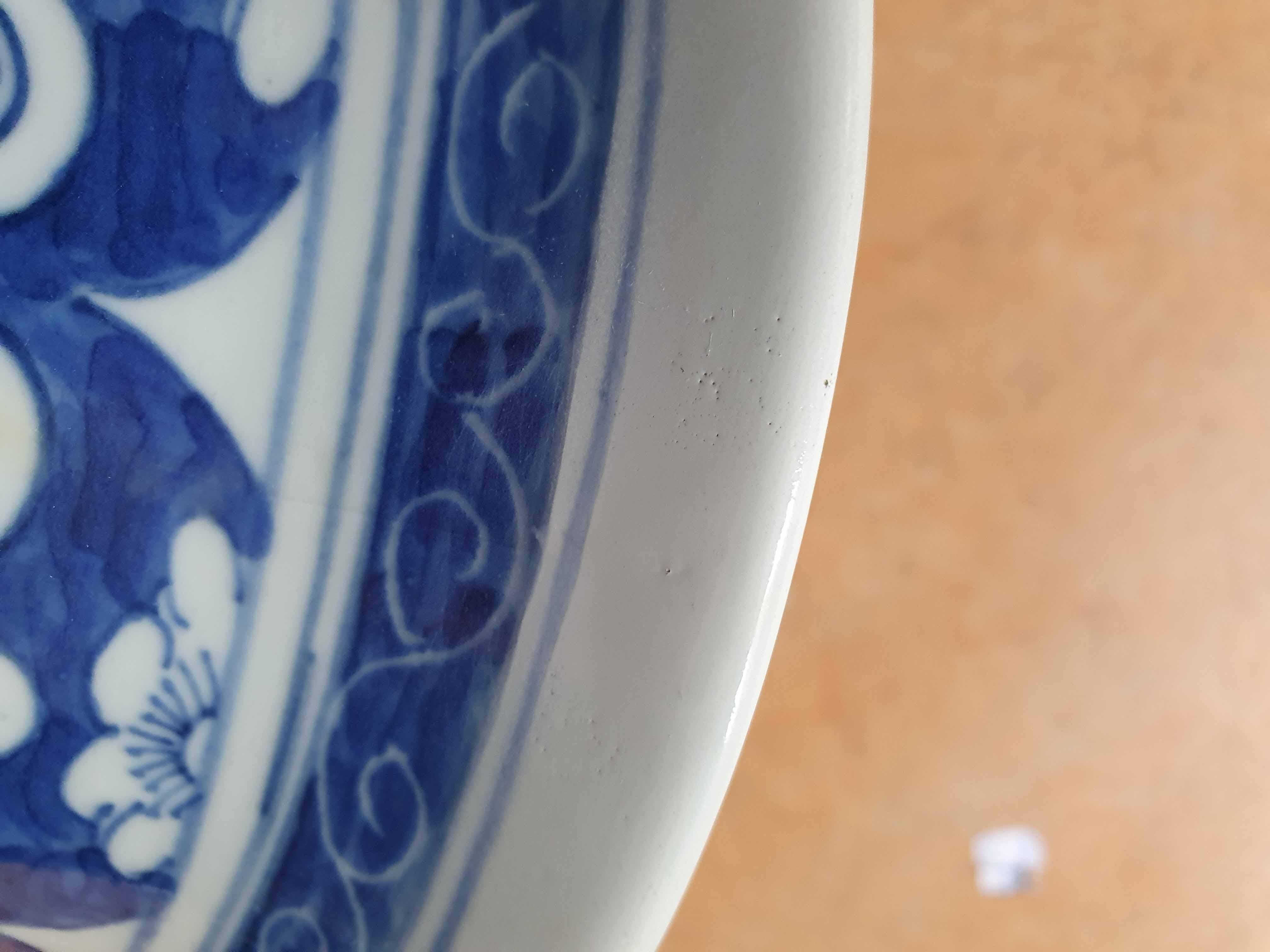 Very Large Antique Vase Chinese Porcelain 19th Century Kangxi Revival 3