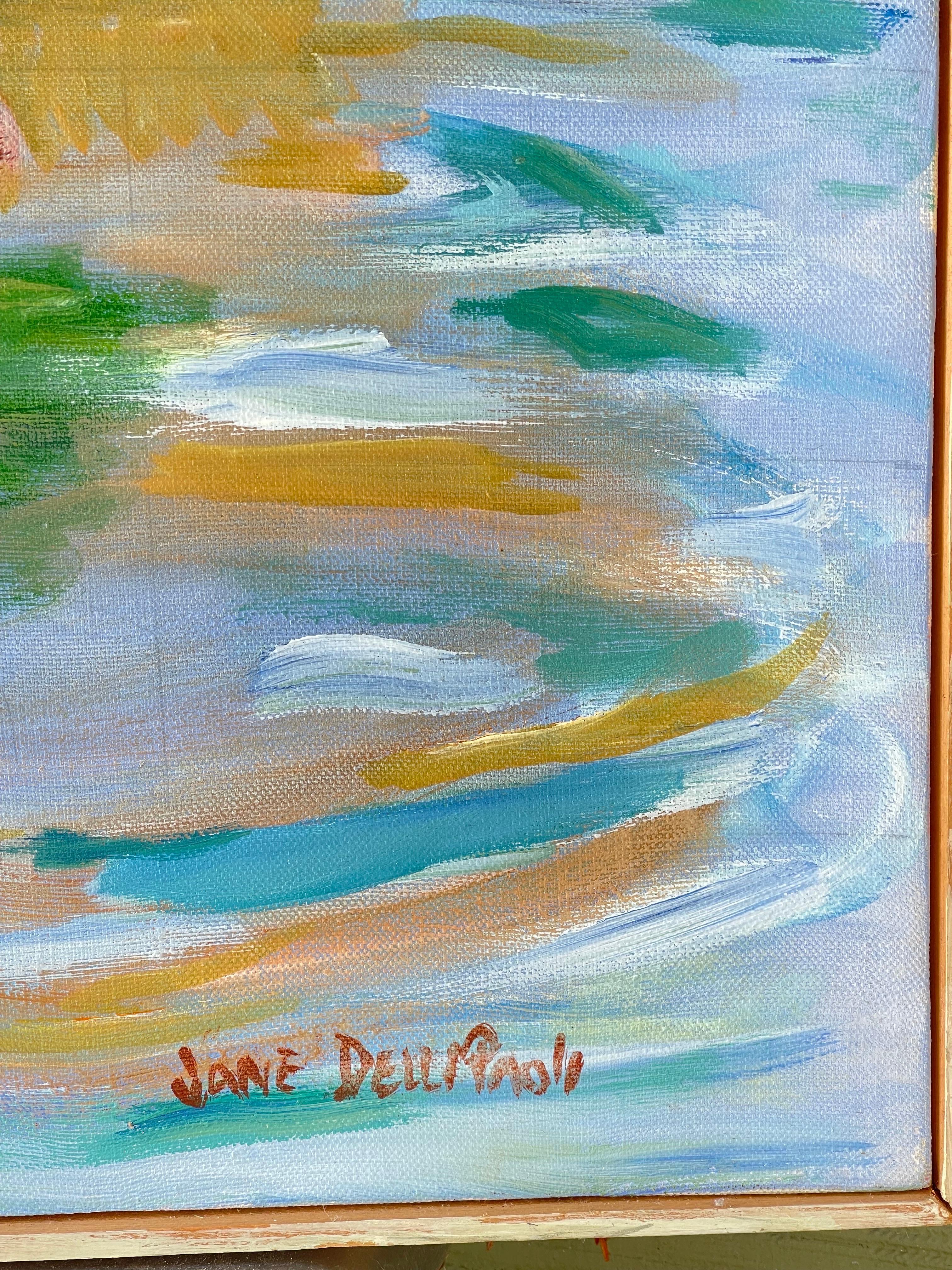 Très grande peinture expressionniste abstraite de vache en vente 7