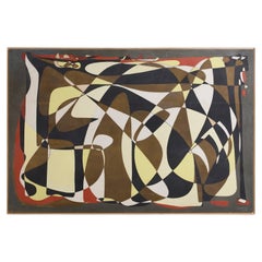 Sehr große abstrakte Malerei